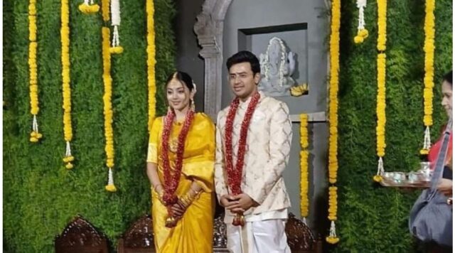 Celebrating Love and Tradition: The Wedding of Tejasvi Surya and Sivasri Skandaprasad - Image 1 Explore the wedding of BJP MP Tejasvi Surya and singer Sivasri Skandaprasad, blending tradition with modern culture (th-i.thgim.com).
