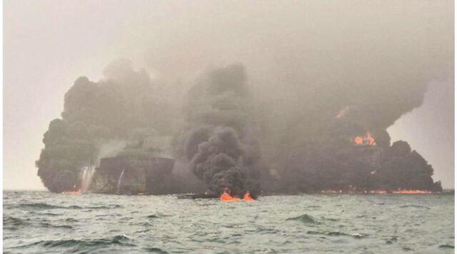 Collision at Sea: The MV Stena Immaculate and Solong Incident in the North Sea - Image 1 An oil tanker collision in the North Sea raises safety and environmental concerns as jet fuel spills into the sea. Image courtesy (e3.365dm.com)