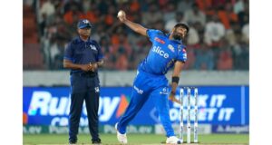 Jasprit Bumrah makes a stunning comeback to the Indian cricket team, showcasing his skills after a long injury hiatus. With the World Cup approaching, his performance is highly anticipated. Image courtesy (c.ndtvimg.com)
