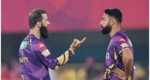 Recap of IPL 2025 match between KKR and RR highlighting key performances and moments (images.indianexpress.com).