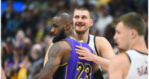 The recent Lakers vs Nuggets matchup highlighted the fierce competition in the Western Conference, showcasing the talents of LeBron James, Anthony Davis, and Nikola Jokic in a thrilling game (images2.minutemediacdn.com).