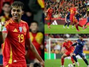 The UEFA Nations League quarter-finals are set, with Spain facing the Netherlands. Young talent Lamine Yamal shines on the Spanish team, while the Dutch bring tactical strength. Anticipation builds as fans await the lineups and the match. Image courtesy (assets.goal.com)