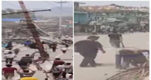 Explore the recent tensions in Manipur's Churachandpur district following the assault of a tribal leader, curfews, and community reactions. Image courtesy (akm-img-a-in.tosshub.com)