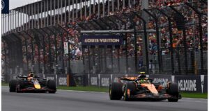 A recap of the thrilling 2025 Australian Grand Prix featuring Norris, Verstappen, and Hamilton, highlighting key moments and outcomes. Image courtesy (media.formula1.com)