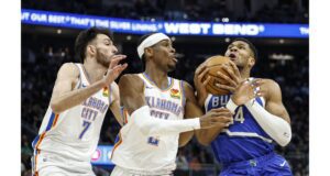 An in-depth analysis of the Thunder's impressive win over the Bucks, highlighting key player performances and strategies. Image courtesy (bloximages.newyork1.vip.townnews.com)