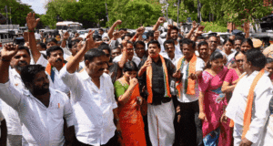 Explore the unfolding TASMAC scam in Tamil Nadu and the BJP's bold protest against alleged corruption. Image courtesy (static.toiimg.com)