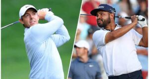 Discover the thrilling conclusion of the 2025 Players Championship between Rory McIlroy and JJ Spaun. Image courtesy (media.nbcmiami.com)
