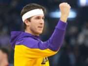Austin Reaves, the rising star of the NBA, has captured the attention of fans with his remarkable performances for the Los Angeles Lakers. Discover his inspiring journey and what lies ahead for this talented guard (athlonsports.com).