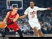 2025 NBA Playoffs: Cavs vs. Heat Eastern Conference Showdown – Mitchell Drops 30, Strus Lights Up from Deep in Game 2 Thriller Explore the thrilling rivalry between the Cleveland Cavaliers and Miami Heat in the playoffs, featuring key players like Donovan Mitchell and Tyler Herro. Image courtesy (jb-optimus.s3.ap-south-1.amazonaws.com)
