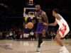Gabe Vincent shines in the recent Lakers vs. Rockets game, showcasing his potential as a key player for LA amidst the battle for playoff positioning in the Western Conference (s.yimg.com).