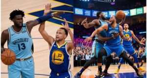 A deep dive into the thrilling matchup between the Memphis Grizzlies and Golden State Warriors in the NBA playoffs, highlighting key players and fan reactions. Image courtesy (images.mykhel.com)