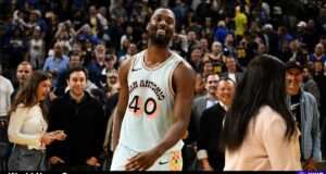Harrison Barnes leads the Spurs to a stunning victory over the Warriors with a buzzer-beater, highlighting his role as a clutch player. Image courtesy (jb-optimus.s3.ap-south-1.amazonaws.com)