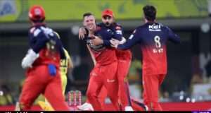 Explore Josh Hazlewood's impressive performance in the IPL and his vital role in RCB's success this season. Image courtesy (bsmedia.business-standard.com)