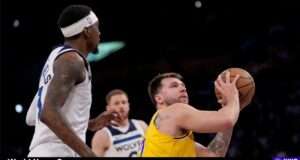 Recap of the Lakers vs. Timberwolves playoff game focusing on player stats and future matchups (s.yimg.com).