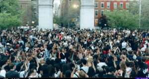 Lorde's surprise performance in Washington Square Park captivated fans as she unveiled her new single, 'What Was That'. Image courtesy (jb-optimus.s3.ap-south-1.amazonaws.com)