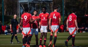 A detailed recap of the thrilling Manchester United U-18 match against Leeds United U-18, highlighting young talents Victor Musa and JJ Gabriel. Image courtesy (assets.manutd.com)