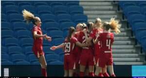 Olivia Smith shines in Liverpool's 2-1 victory over Brighton, marking her ninth goal of the season in an exciting WSL match. Image courtesy (jb-optimus.s3.ap-south-1.amazonaws.com)