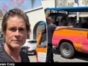 Hollywood Mix-Up: Tour Guide Mistakes Rob Lowe for John Stamos on Rodeo Drive Rob Lowe hilariously responds to being mistaken for John Stamos during a Beverly Hills tour (nypost.com).