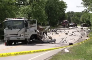 Truck Explosion in Chicago’s Western Suburbs: Driver Injured Truck Explosion in Chicago's Western Suburbs